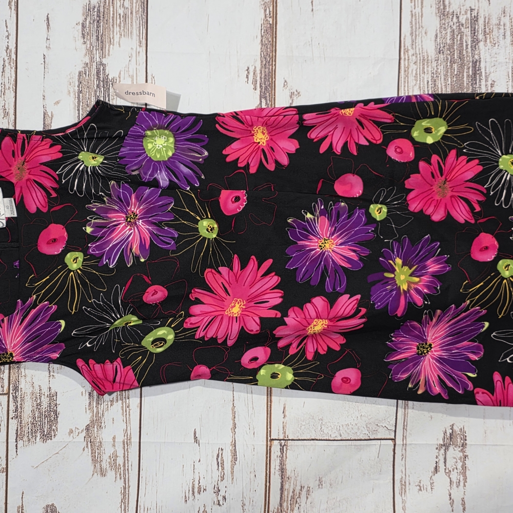 Dress Barn Floral Sleeveless Dress Adorable